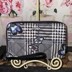 Vera Bradley “On the Go” Wristlet in Bedford Plaid